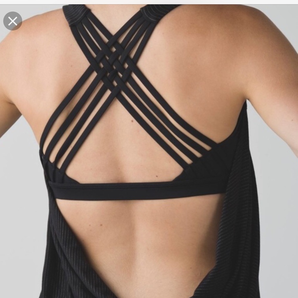 Black lululemon Wild tank